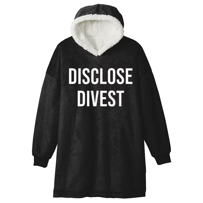 Disclose Divest Hooded Wearable Blanket