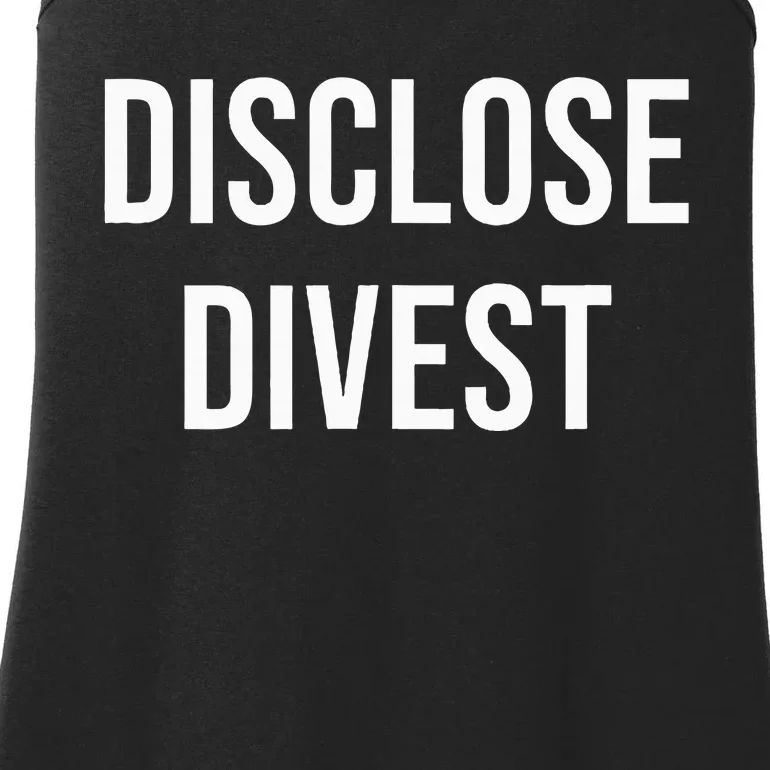 Disclose Divest Ladies Essential Tank