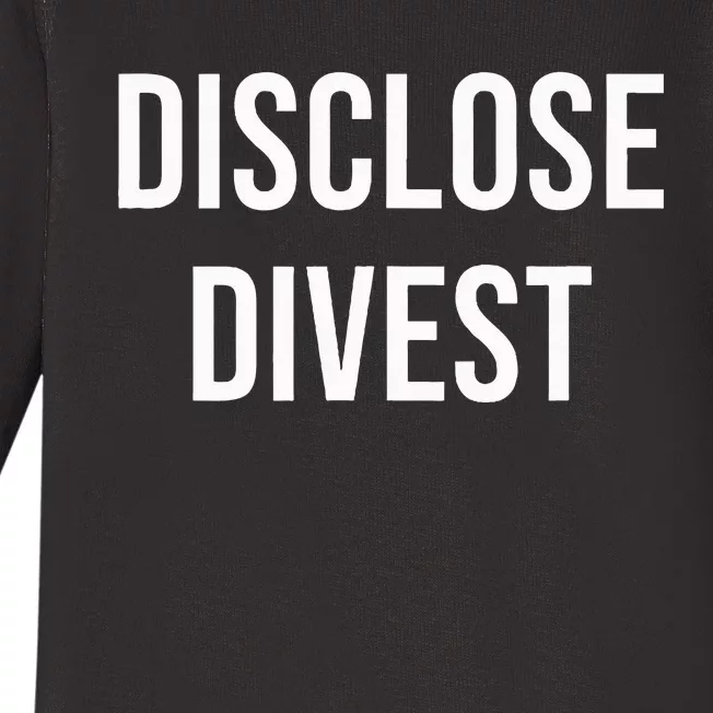 Disclose Divest Baby Long Sleeve Bodysuit