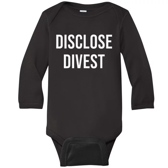 Disclose Divest Baby Long Sleeve Bodysuit