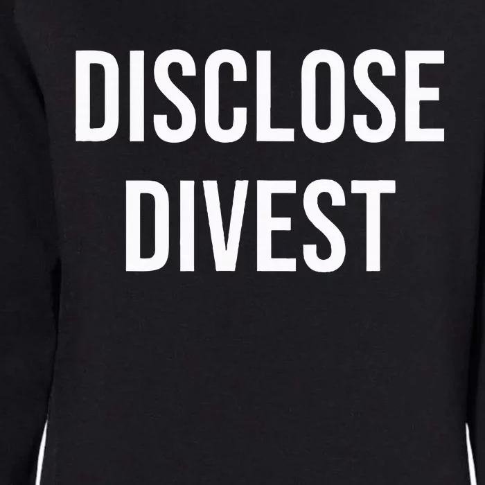 Disclose Divest Womens California Wash Sweatshirt