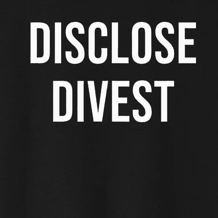 Disclose Divest Women's Crop Top Tee