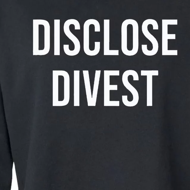 Disclose Divest Cropped Pullover Crew