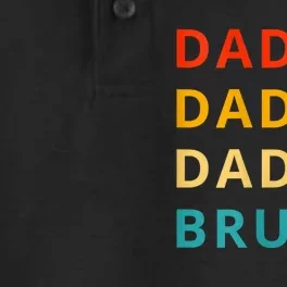 Dada Daddy Dad Bruh Funny Phrase For FatherS Day Dry Zone Grid Performance Polo