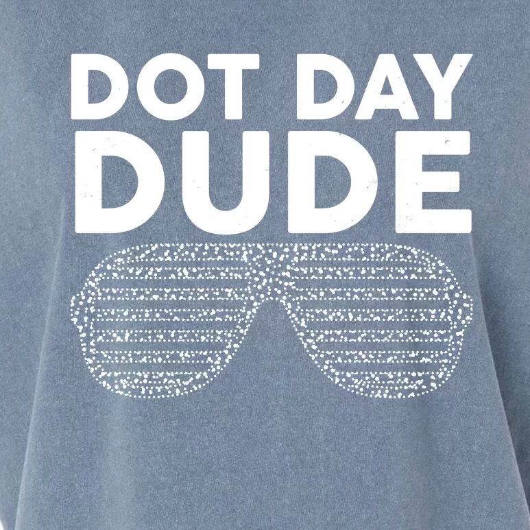 Dot Day Dude Shutter Shades Sunglasses Garment-Dyed Women's Muscle Tee