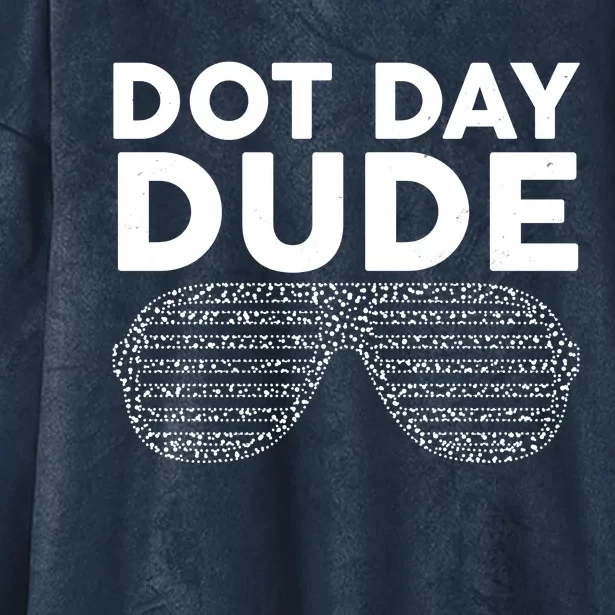 Dot Day Dude Shutter Shades Sunglasses Hooded Wearable Blanket