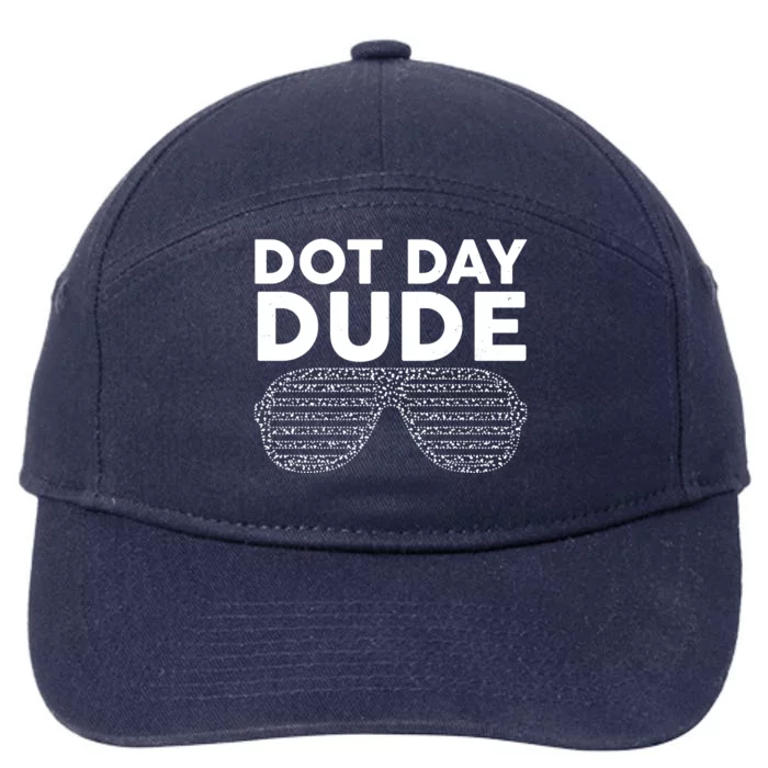 Dot Day Dude Shutter Shades Sunglasses 7-Panel Snapback Hat