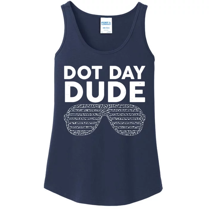 Dot Day Dude Shutter Shades Sunglasses Ladies Essential Tank