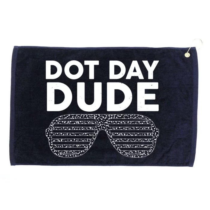 Dot Day Dude Shutter Shades Sunglasses Grommeted Golf Towel