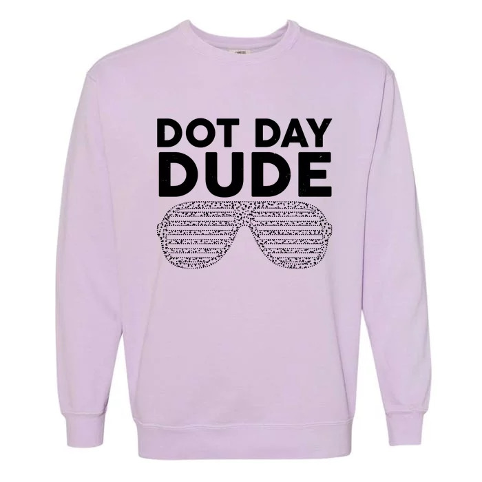 Dot Day Dude Shutter Shades Sunglasses Garment-Dyed Sweatshirt