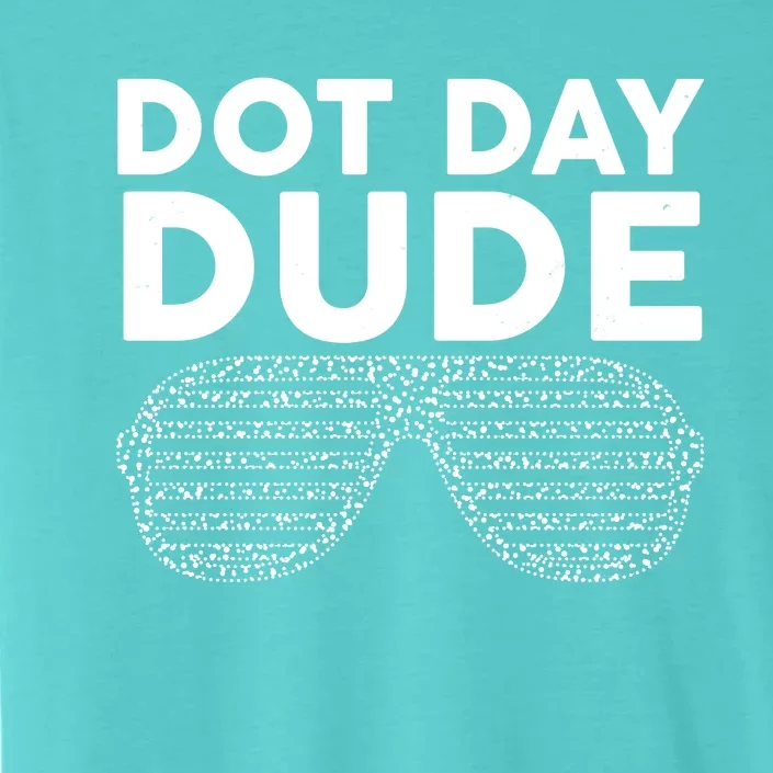 Dot Day Dude Shutter Shades Sunglasses ChromaSoft Performance T-Shirt