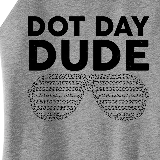 Dot Day Dude Shutter Shades Sunglasses Women’s Perfect Tri Rocker Tank