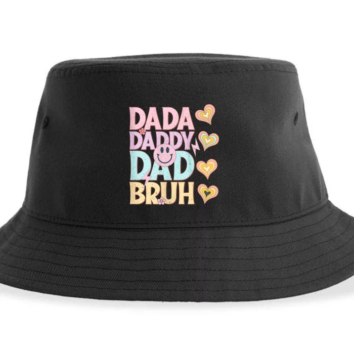 Dada Daddy Dad Bruh FatherS Day 2024 Gifts Sustainable Bucket Hat