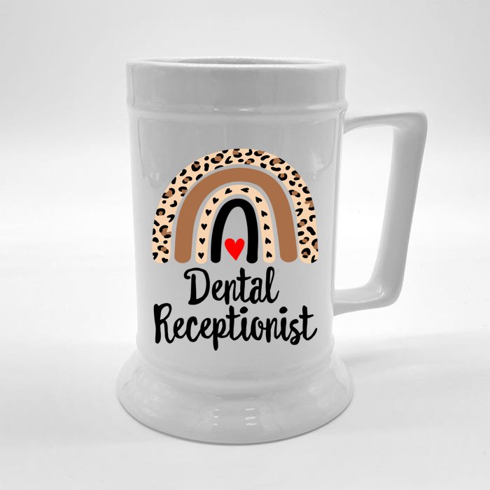 Dentistry Dentist Dental Receptionist Dental Squad Hygienist Funny Gift Front & Back Beer Stein