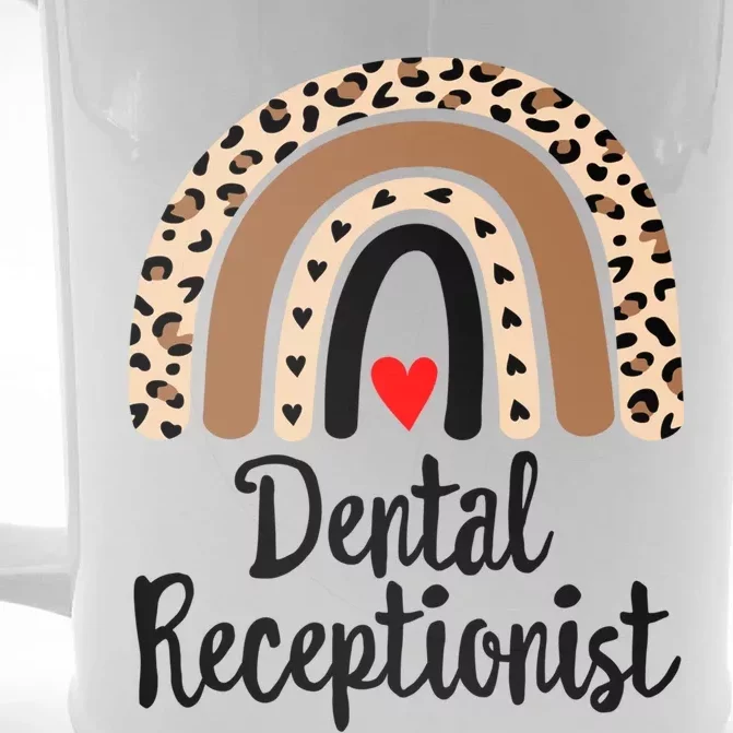 Dentistry Dentist Dental Receptionist Dental Squad Hygienist Funny Gift Front & Back Beer Stein