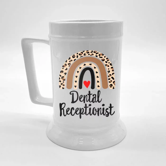 Dentistry Dentist Dental Receptionist Dental Squad Hygienist Funny Gift Front & Back Beer Stein