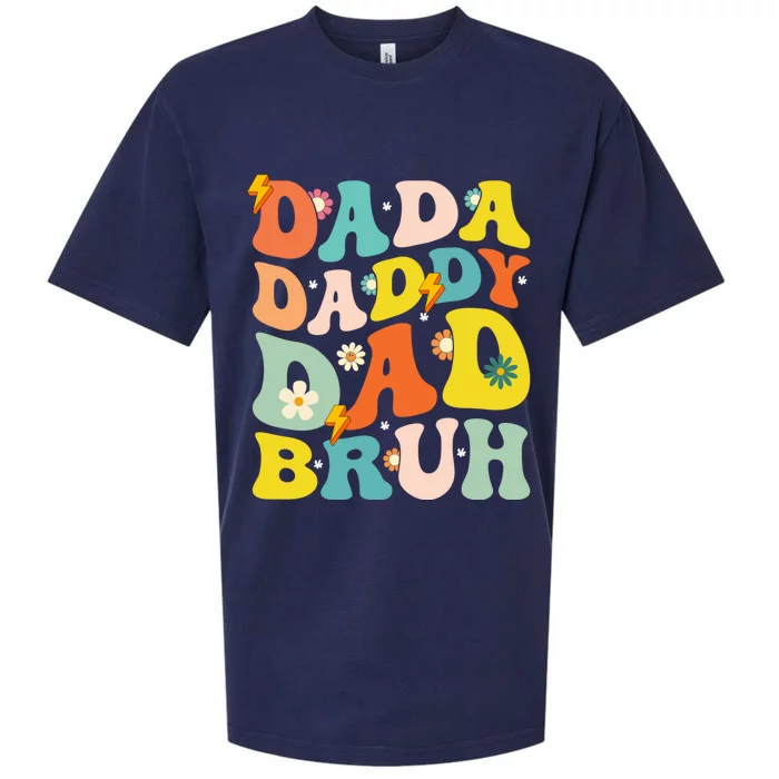 Dada Daddy Dad Bruh FatherS Day 2024 Gifts Sueded Cloud Jersey T-Shirt