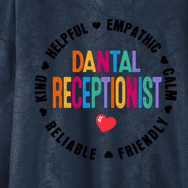 Dentistry Dentist Dental Receptionist Dental Squad Hygienist Gift Hooded Wearable Blanket