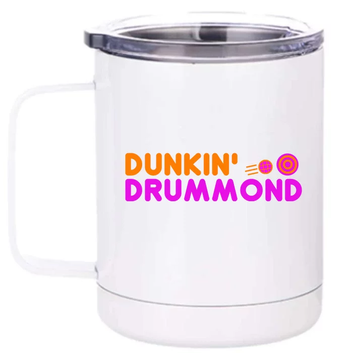 Dunkin Drummond Front & Back 12oz Stainless Steel Tumbler Cup