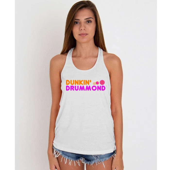 Dunkin Drummond Women's Knotted Racerback Tank