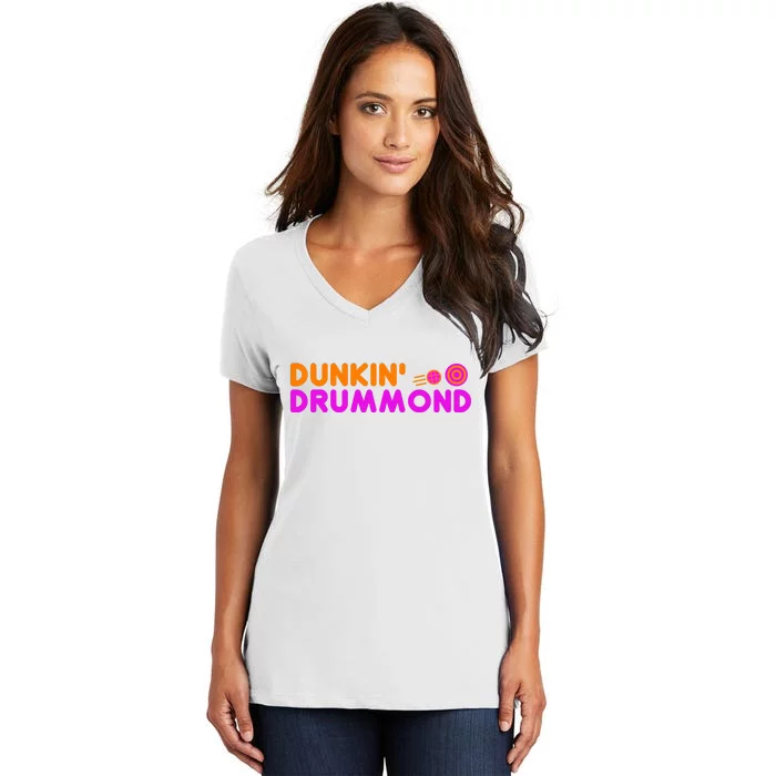 Dunkin Drummond Women's V-Neck T-Shirt