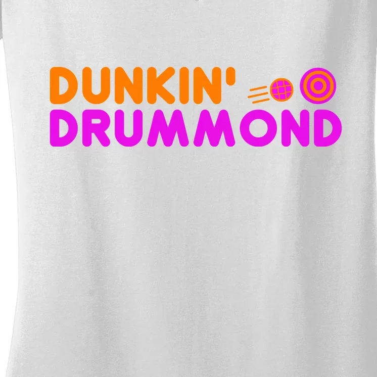 Dunkin Drummond Women's V-Neck T-Shirt