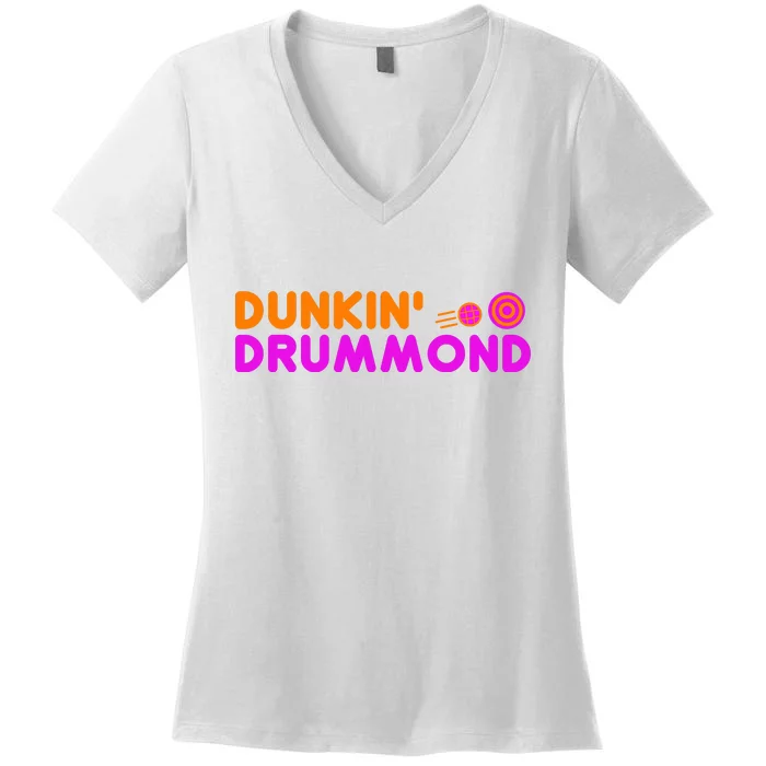 Dunkin Drummond Women's V-Neck T-Shirt