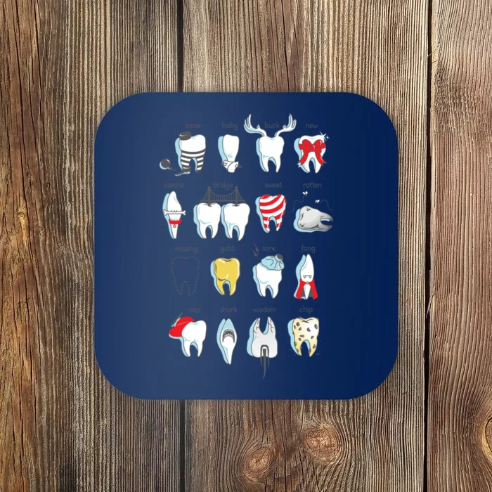 Dental Definitions Coaster