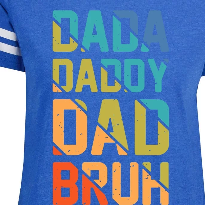 Dada Daddy Dad Bruh Funny T Enza Ladies Jersey Football T-Shirt