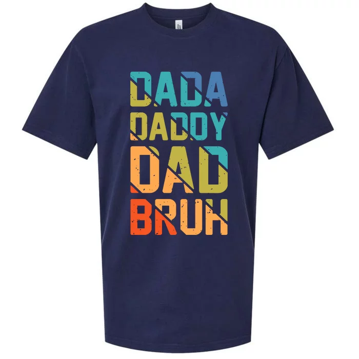 Dada Daddy Dad Bruh Funny T Sueded Cloud Jersey T-Shirt