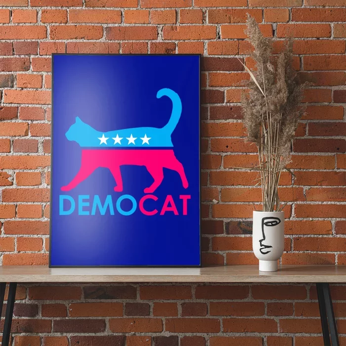 Democrat Democat Democat Cats For Kamala Cool Gift Poster