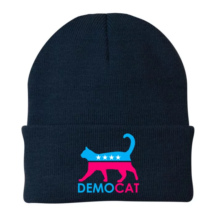 Democrat Democat Democat Cats For Kamala Cool Gift Knit Cap Winter Beanie