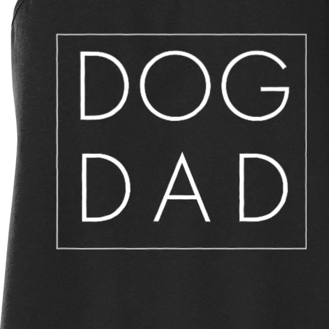 Dog Dad Women's Racerback Tank