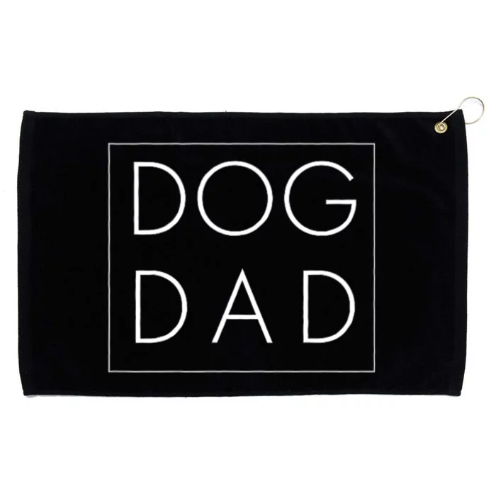 Dog Dad Grommeted Golf Towel