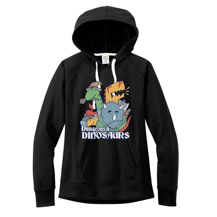 Dungeons & Dinosaurs Women's Fleece Hoodie