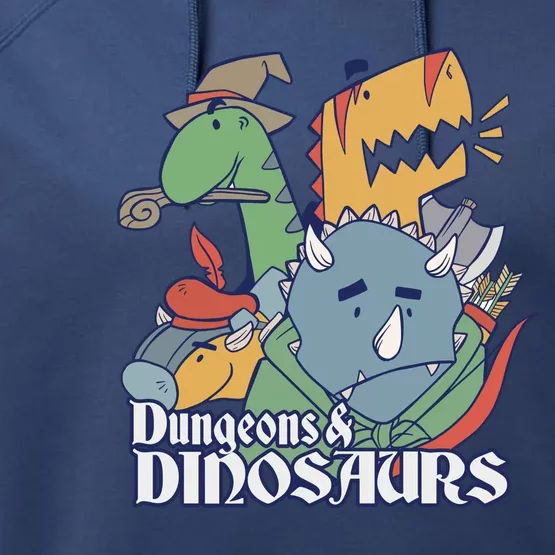 Dungeons & Dinosaurs Performance Fleece Hoodie