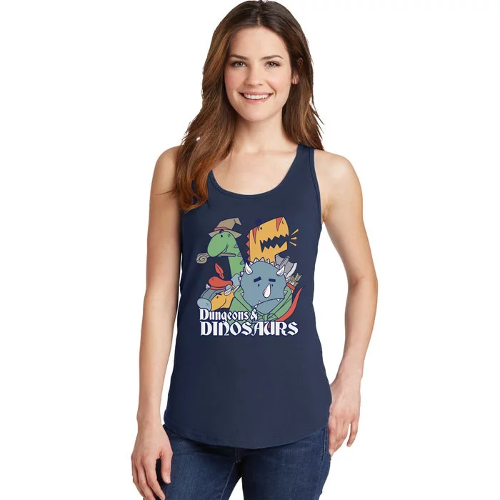 Dungeons & Dinosaurs Ladies Essential Tank