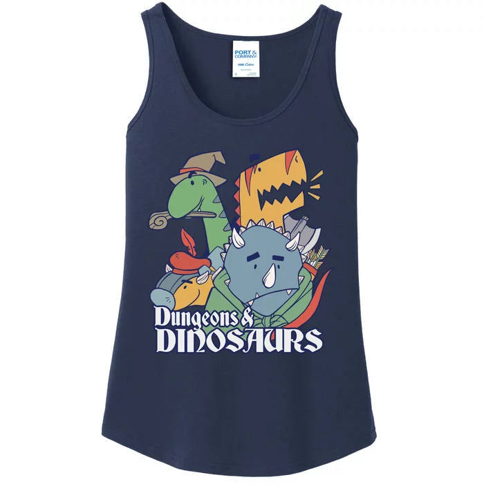 Dungeons & Dinosaurs Ladies Essential Tank