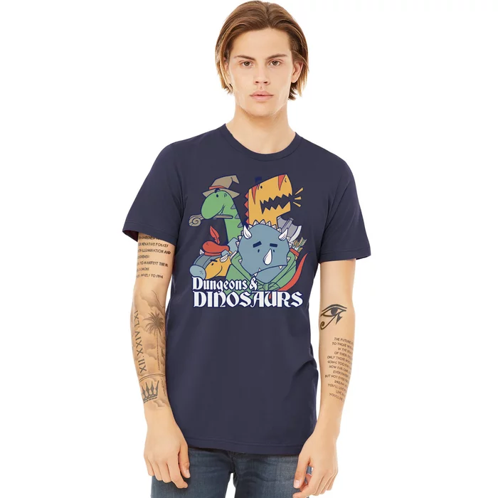 Dungeons & Dinosaurs Premium T-Shirt