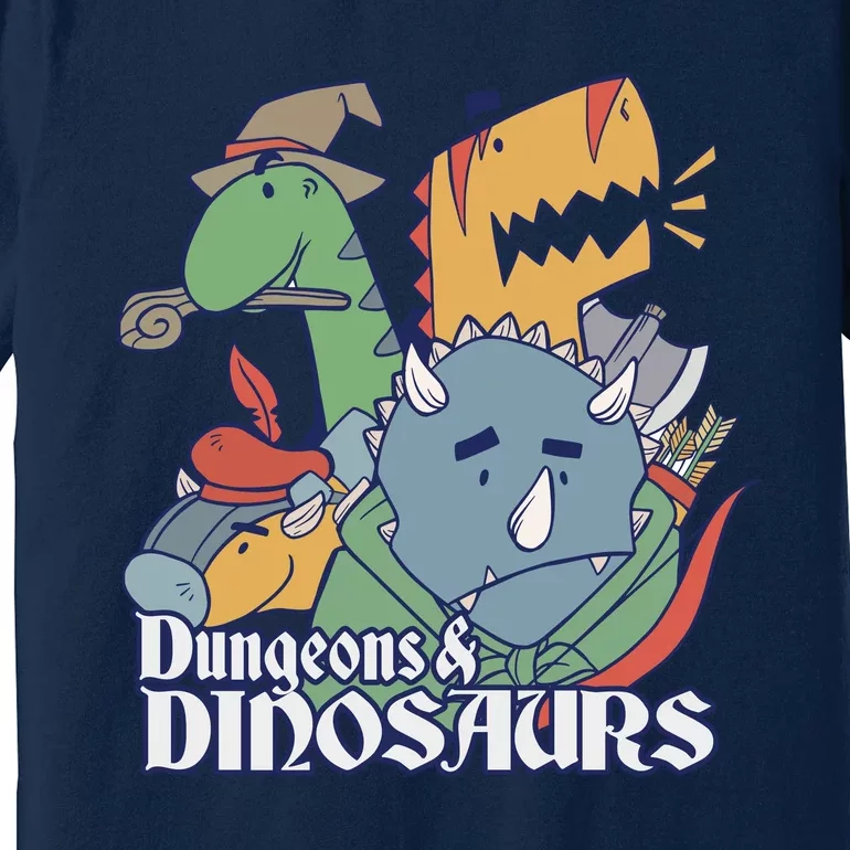 Dungeons & Dinosaurs Premium T-Shirt