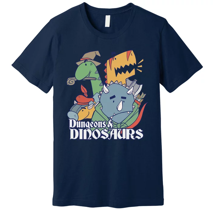 Dungeons & Dinosaurs Premium T-Shirt