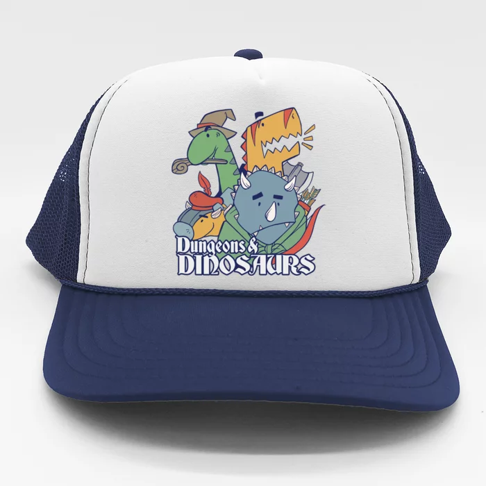 Dungeons & Dinosaurs Trucker Hat