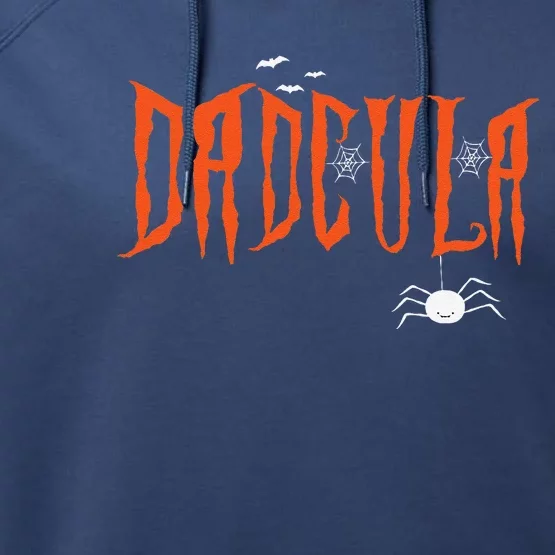 Dad Daddy Dracula Monster Costume Easy Halloween Gifts Performance Fleece Hoodie