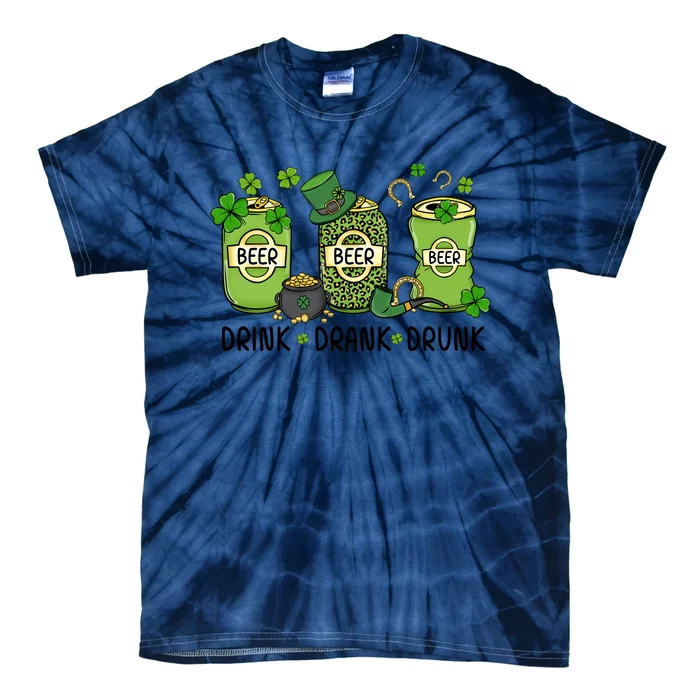 Drink Drank Drunk Tie-Dye T-Shirt