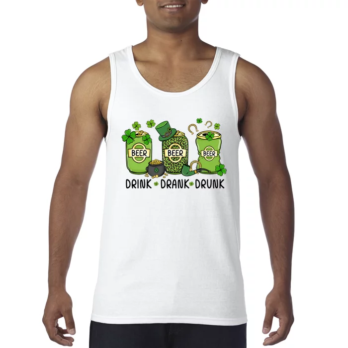 Drink Drank Drunk Tank Top