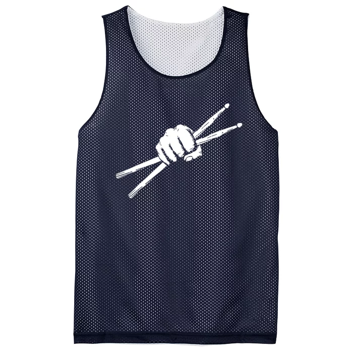 Drumsticks Drummer Drumset Drums Gift Mesh Reversible Basketball Jersey Tank