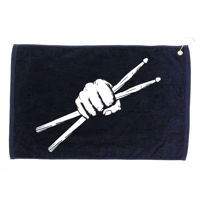 Drumsticks Drummer Drumset Drums Gift Grommeted Golf Towel