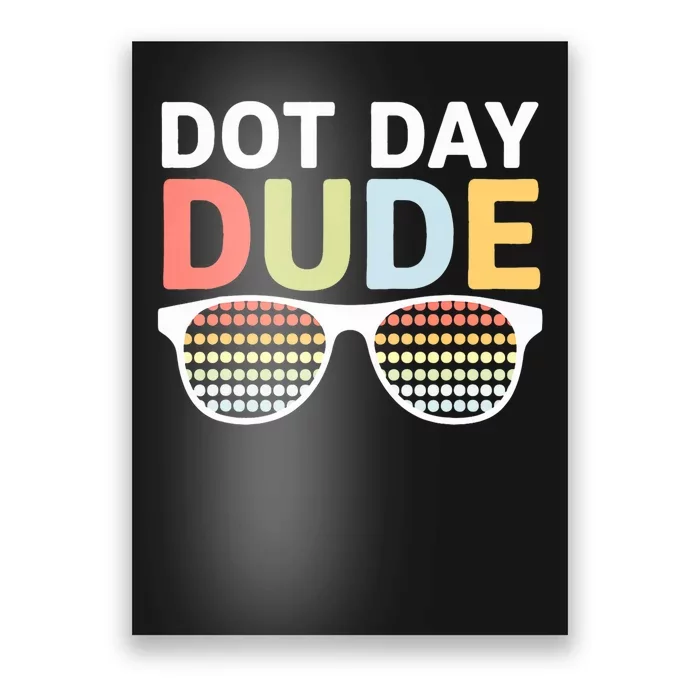 Dot Days Dotted Dude Glasses Poster