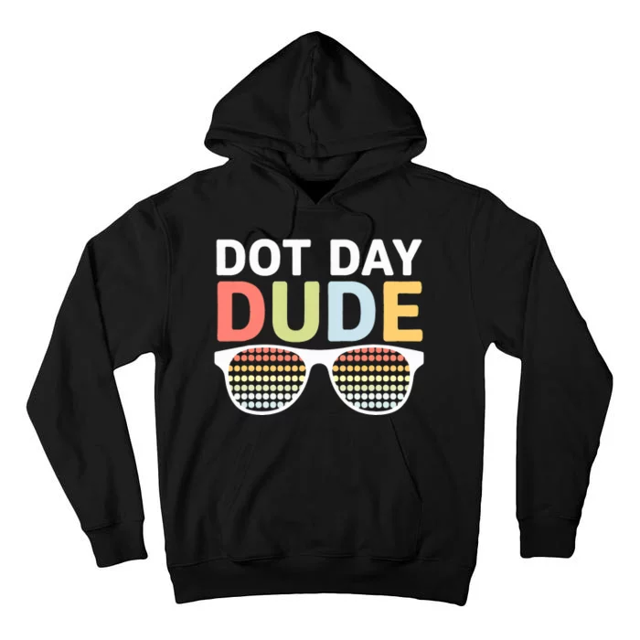 Dot Days Dotted Dude Glasses Tall Hoodie