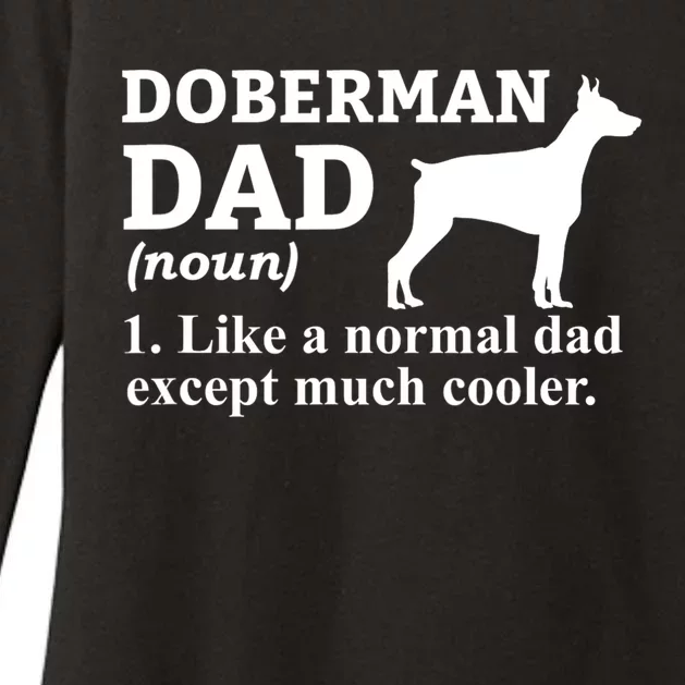 Doberman Dad Doberman Pinscher Dog Womens CVC Long Sleeve Shirt